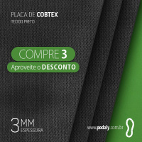 03 PLACAS • COBTEX33 TECIDO PRETO 900 X 500MM